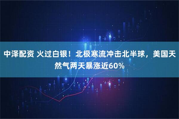 中泽配资 火过白银！北极寒流冲击北半球，美国天然气两天暴涨近60%